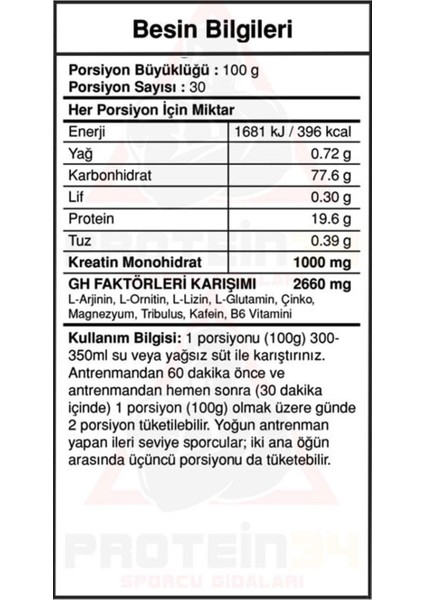 Bigmass Gainer Çikolata Aroma 3000 Gram Gh Factors fiyatları