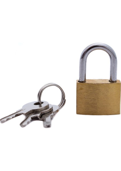 25 mm Sarı Asma Kilit - 6 Adet