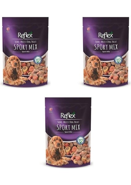 Semi-Moist Sport Mix Köpek Ödülü 150 gr x 3 Adet