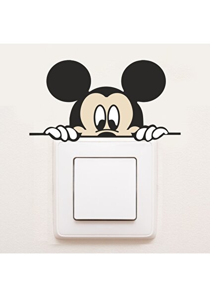 Piksel Grafik Mickey Mouse Priz Sticker