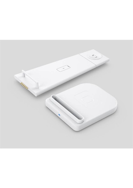 YM-UD21 3in1 Kablosuz Masaüstü Şarj Standı Universal Portable Wireless Charge Station 15W