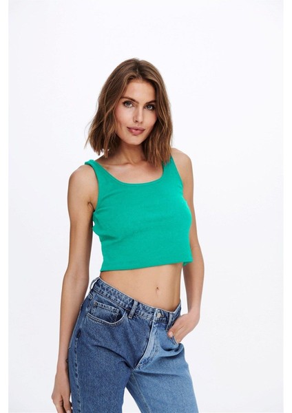 Kolsuz Crop Bluz - 15231168
