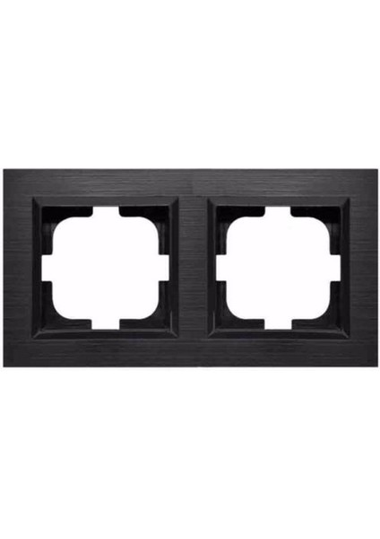 Quantum 2'li Çerçeve Siyah