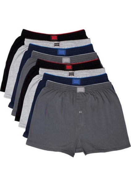 Tutku 8'li Fırsat Ürünü! Erkek Penye Havlu Bel Boxer Karışık Renk fiyatları