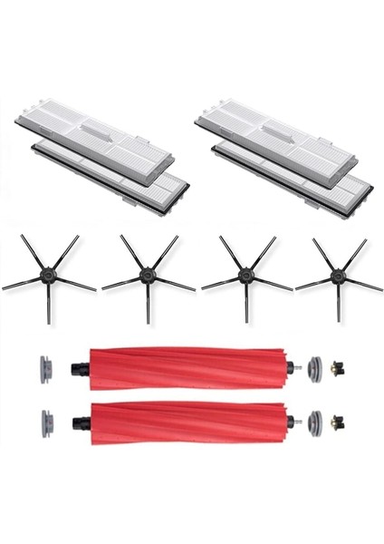 Mega I S7 Sonic S7 Maxv Uyumlu Siyah Yan Fırçalı Set