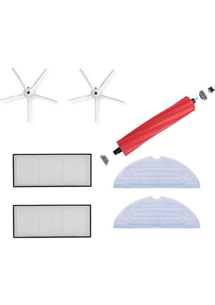 Ultra I S7 Sonic S7 Maxv Uyumlu Beyaz Yan Fırçalı Set