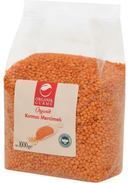 Organik Gurme Kırmızı Mercimek 1000 gr