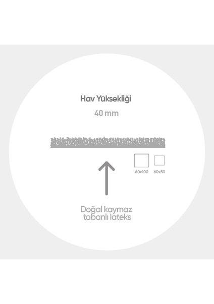 Home - Beyaz Kaymaz Taban Yıkanabilir Ultra Yumuşak Oval Halı