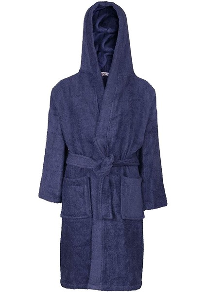 Lüks Kapşonlu Çocuk Bornoz % 100 Pamuklu