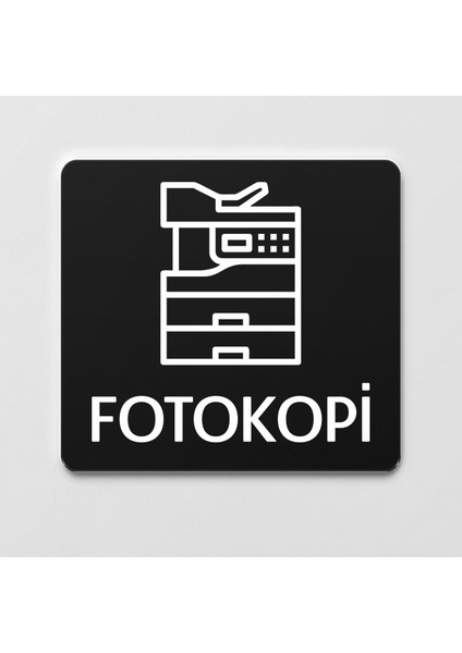 Fotokopi Odası Ofis Yönlendirme Kapı Isimlik Fotokopi Tabelası