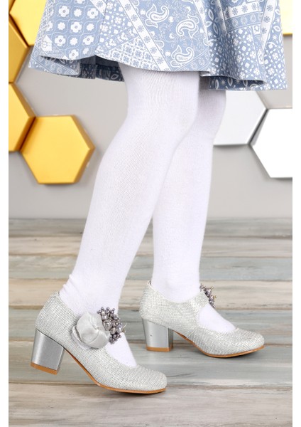 Kiko 751 Çupra Günlük Kız Çocuk 4 cm Topuk Babet Ayakkabı