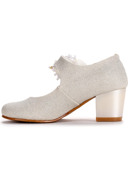 Kiko 751 Simli Günlük Kız Çocuk 4 cm Topuk Babet Ayakkabı indirimleri