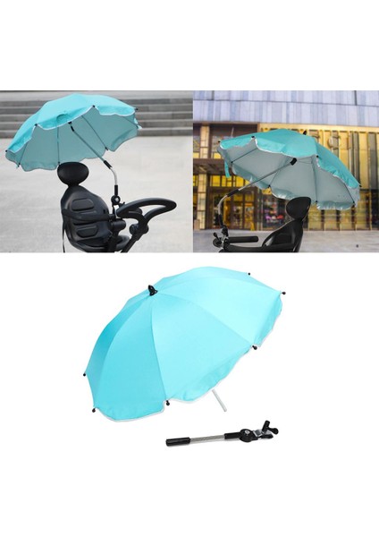 Bebek Arabası Pram Puset Güneş Koruyucu Şemsiye Gölge Klip Taşınabilir Mavi (Yurt Dışından) fiyatları