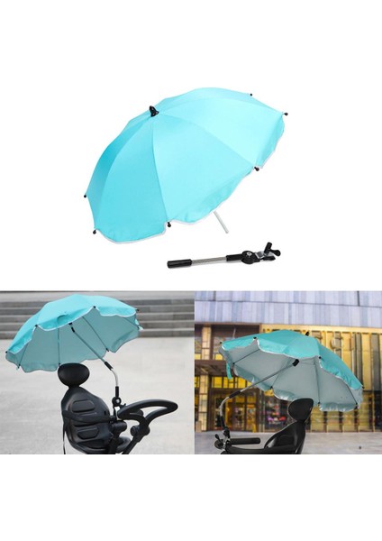 Bebek Arabası Pram Puset Güneş Koruyucu Şemsiye Gölge Klip Taşınabilir Mavi (Yurt Dışından) modelleri