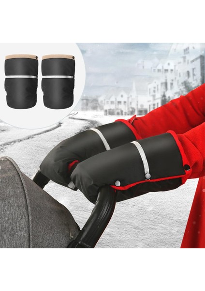 Arabası El Muffs 25X18 cm El Kapak Pram Puset Eldiven Su Geçirmez Bej (Yurt Dışından) modelleri