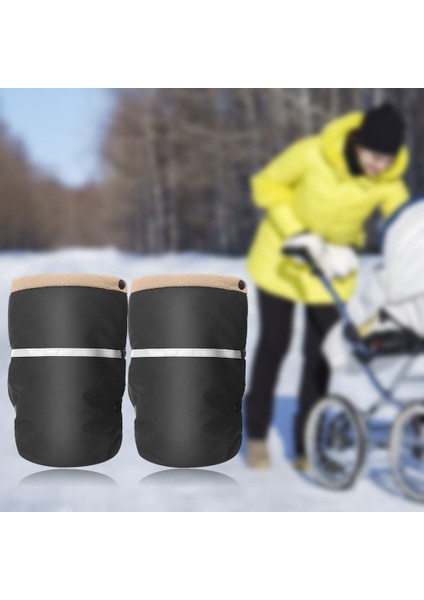 Arabası El Muffs 25X18 cm El Kapak Pram Puset Eldiven Su Geçirmez Bej (Yurt Dışından) fırsatları