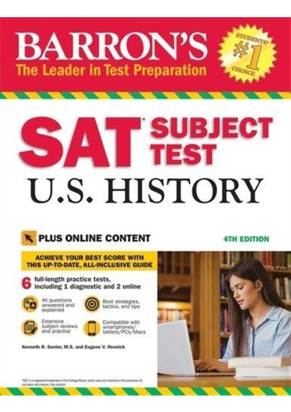 Sat Subject Test U.s. History - Kenneth R. Senter