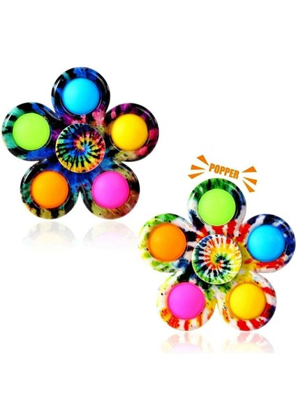 Stres Çarkı Pop It Push Bubble Fidget Stres Çarklı Popit Simple Dimple Oyuncak 1 Adet