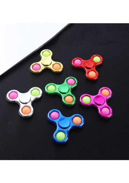 Stres Çarkı Pop It Push Bubble Fidget Özel Popit Oyuncak 1 Adet