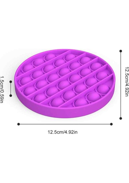 Push Bubble Fidget Özel Pop Duyusal Oyuncak Zihinsel Stres Oyunu