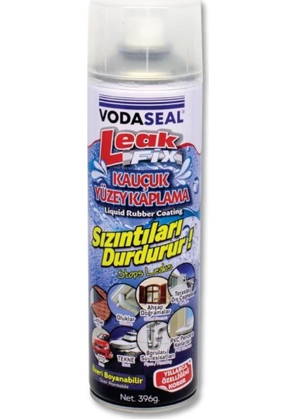 Leakfix Sprey Kauçuk Kaplama Şeffaf 396GR