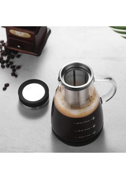 Buz Kahve Soğuk Çekim Pot El Dişli Soğuk Brewing Pot Kahve Hediyeleri İçin (Yurt Dışından)