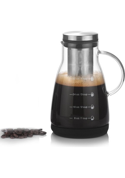 Buz Kahve Soğuk Çekim Pot El Dişli Soğuk Brewing Pot Kahve Hediyeleri İçin (Yurt Dışından)