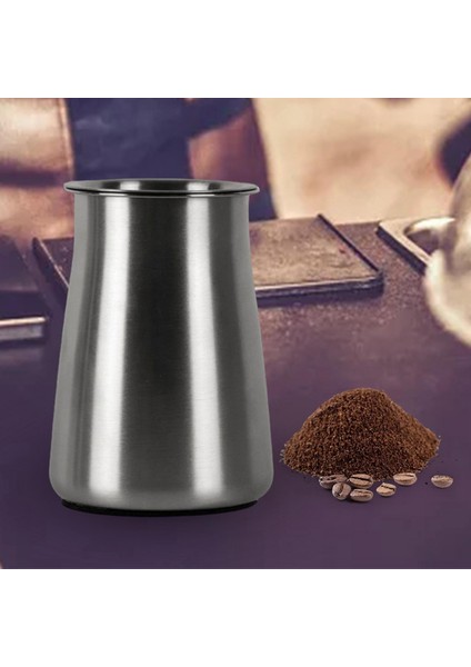 Paslanmaz Çelik Kahve Elek Toz Kupası Konteyner Barista İçin Kaymaz Taban (Yurt Dışından) fırsatları