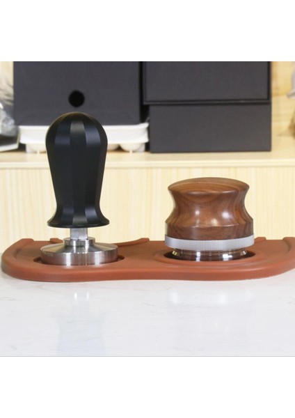 Kahve Leveer Paslanmaz Çelik Base Ahşap Tutucu Espresso Aracı 58mm Style2 (Yurt Dışından)