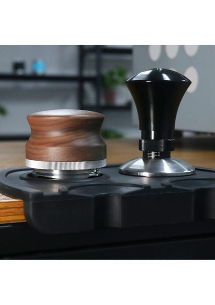 Kahve Leveer Paslanmaz Çelik Base Ahşap Tutucu Espresso Aracı 58mm Style2 (Yurt Dışından)