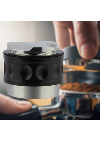 Kahve Distribütörü Tercaberi 51/53/58mm Çift Kafa Başvuru Dağıtımında Basın 51mm Siyah (Yurt Dışından)