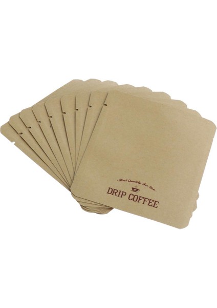 Dıy 50 Set Tek Kullanılabilir Asılı Kulak Kahve Çantaları Taşınabilir Damla Kahve Filtre Çantası (Yurt Dışından)