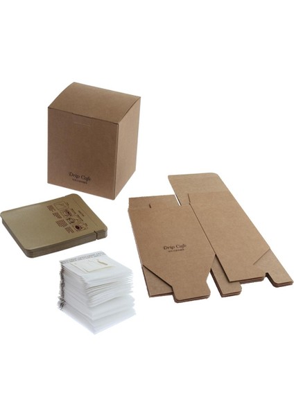 Dıy 50 Set Tek Kullanılabilir Asılı Kulak Kahve Çantaları Taşınabilir Damla Kahve Filtre Çantası (Yurt Dışından)