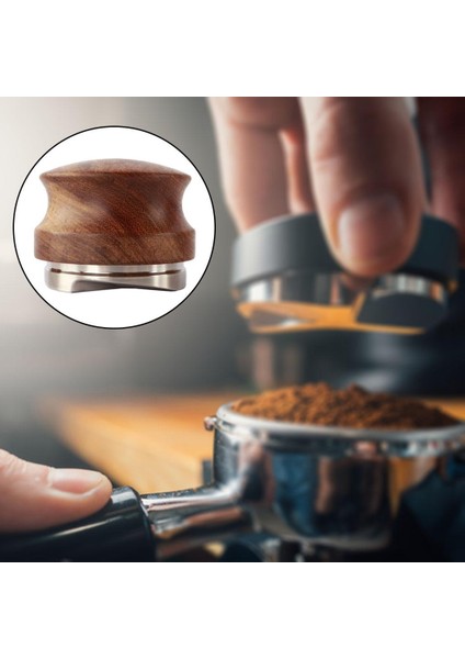 Espresso Kahve İçin Ahşap Sap 53mm (Yurt Dışından)