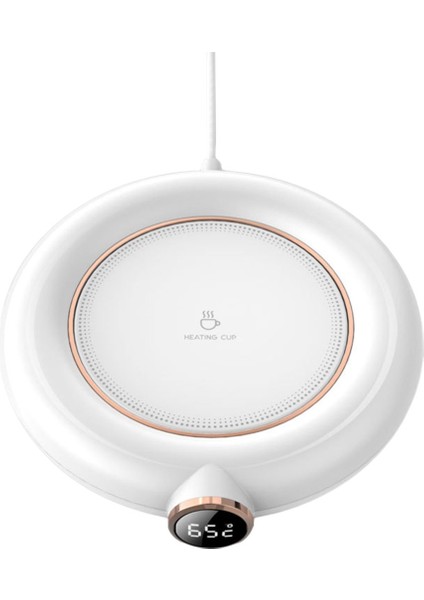 Elektrikli Kahve Kupa Isıtıcı İçin Masa Isıtıcı Coaster 10 W Isı Içecek Kupa Mat Beyaz (Yurt Dışından)