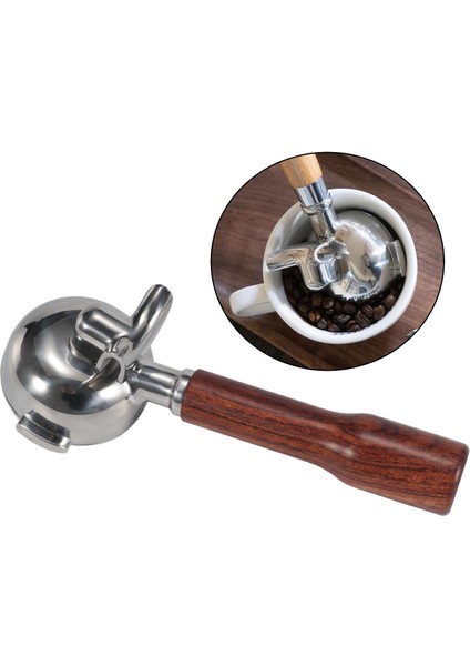 1 Adet 58mm Kahve Dipsiz Portafilter Barista Aksesuarları İçin Bir Filtre F (Yurt Dışından)