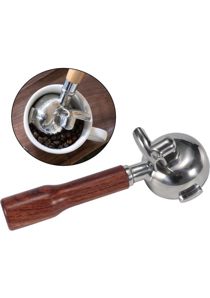 1 Adet 58mm Kahve Dipsiz Portafilter Barista Aksesuarları İçin Bir Filtre F (Yurt Dışından)