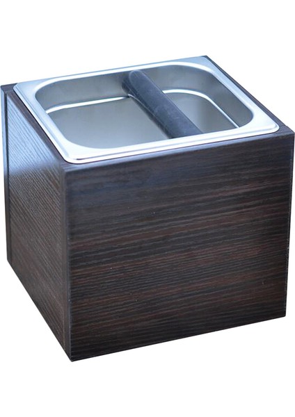 Kahve Knock Box Grindenstein Espresso Kurcalama Atık Çöp Kutusu Paslanmaz (Yurt Dışından)