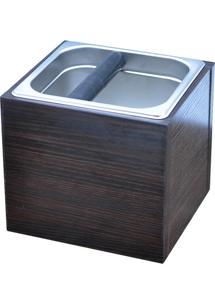 Kahve Knock Box Grindenstein Espresso Kurcalama Atık Çöp Kutusu Paslanmaz (Yurt Dışından)