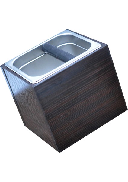 Kahve Knock Box Grindenstein Espresso Kurcalama Atık Çöp Kutusu Paslanmaz (Yurt Dışından)