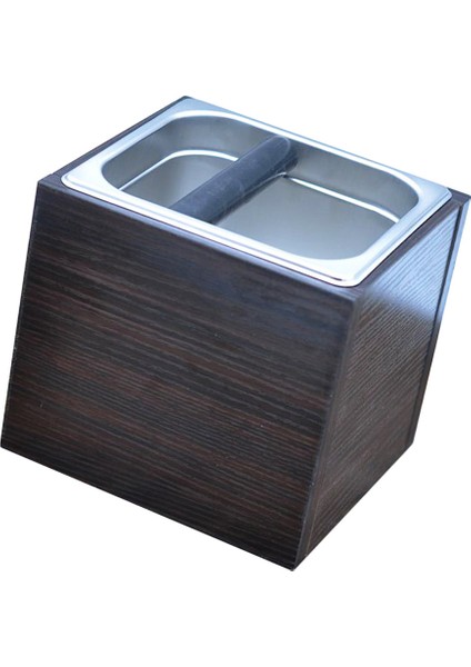 Kahve Knock Box Grindenstein Espresso Kurcalama Atık Çöp Kutusu Paslanmaz (Yurt Dışından)