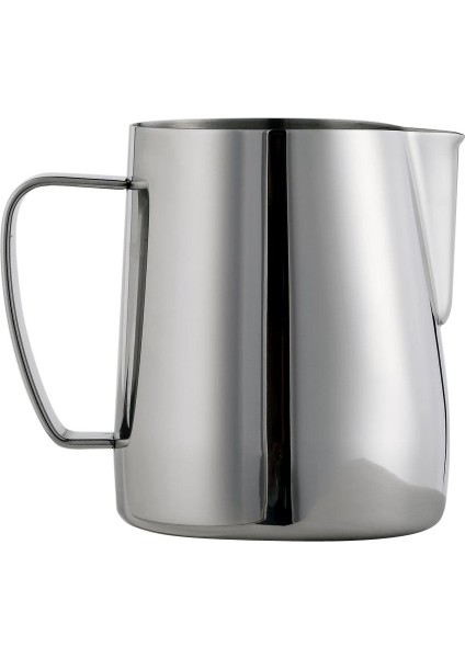 Paslanmaz Çelik Süt Çoban Sürahi Sürahi İçin Latte Kahve Köpürme 600ML Yeni Gümüş (Yurt Dışından)