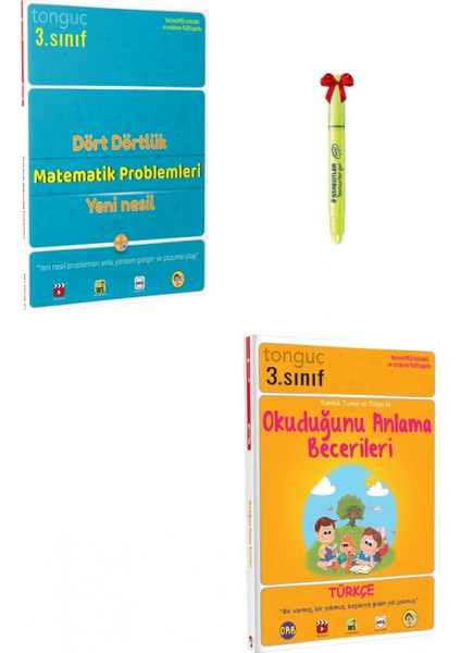 Yayınları 3. Sınıf Dört Dörtlük Matematik Problemleri ve Okuduğunu Anlama