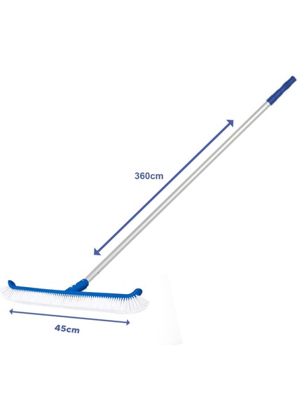 Teleskopik Saplı Havuz Süpürgesi Bw 714