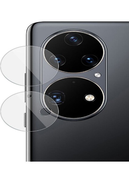 Huawei P50 Pro Kamera Camı Lens Koruyucu Nano Esnek Film