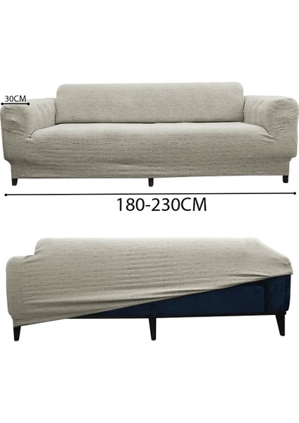 Streç Lastikli Esnek Yıkanabilir Pamuklu Yıldız Desen 3+3+1+1 Jakarlı Koltuk Örtüsü Koltuk Kılıfı fırsatları