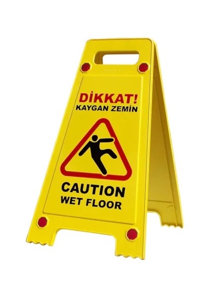 Reklam Stop Kaygan Zemin Levhası Uyarı Dubası