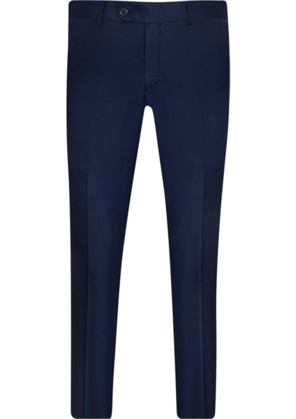 Slim Fit Lacivert Erkek Kumaş Pantolon