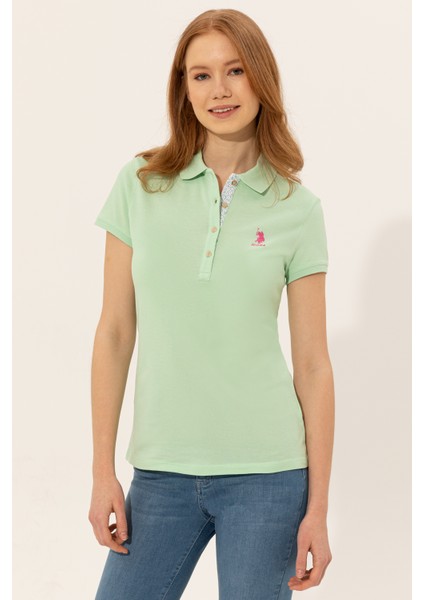 Kadın Mint Basic T-Shirt 50246287-VR090