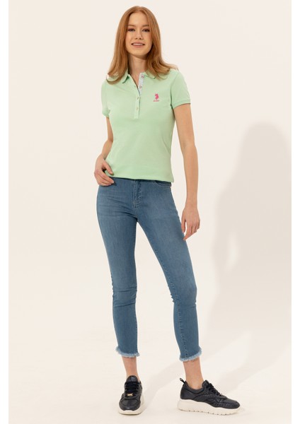 Kadın Mint Basic T-Shirt 50246287-VR090